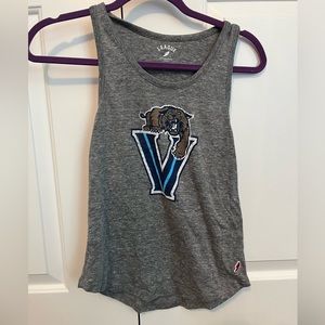 Grey Villanova Wildcats Tank Size Small.